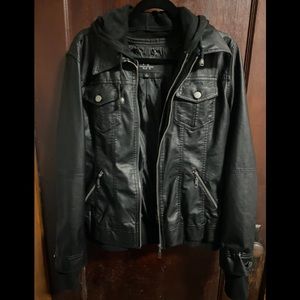 LA Coalition Faux Leather Jacket